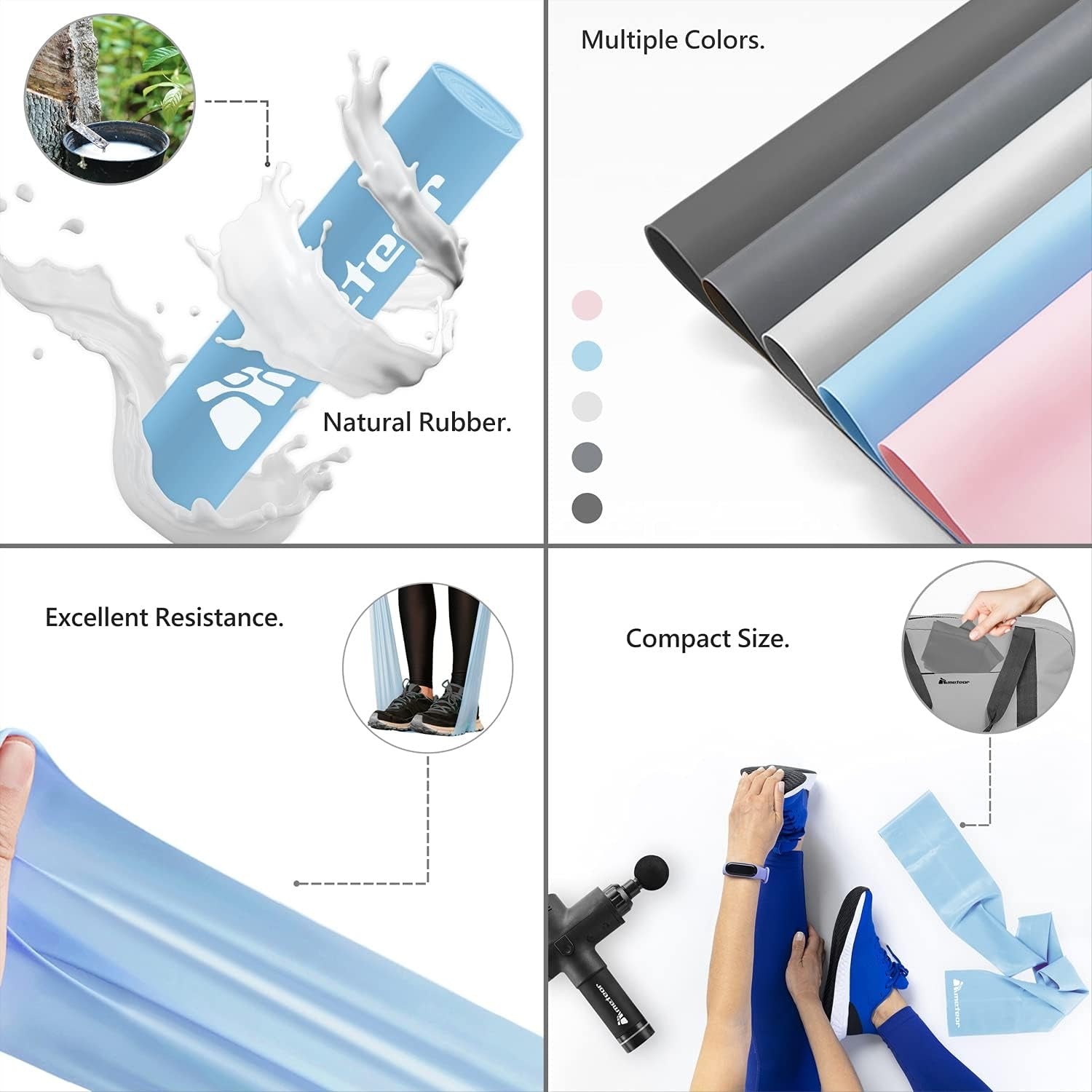Resistance Bands, Exercise Bands, Fitness Bands, Resistance Strap for Physical Therapy, Yoga