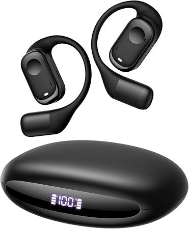 Wireless Earbuds, Open Ear Headphones Touch Control  Ear Buds IP5 Waterproof Sport Bluetooth Earphones